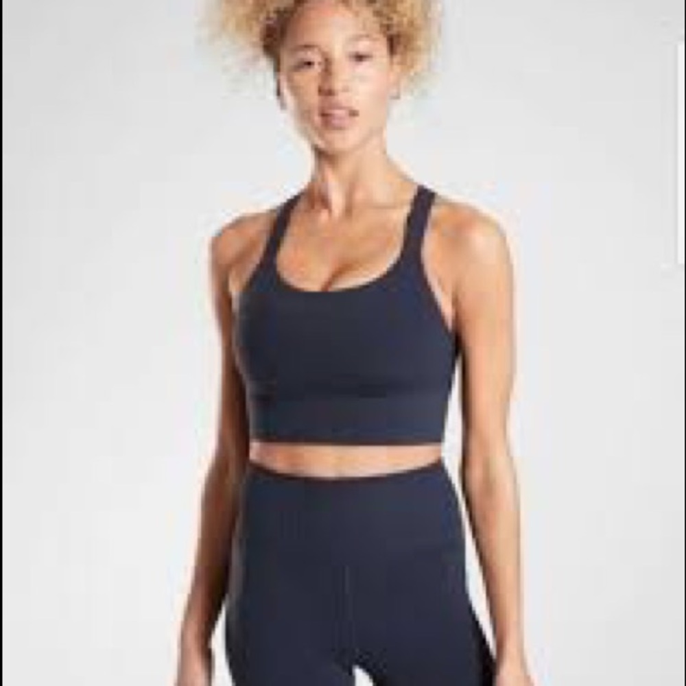 Athleta Warrior Longline Bra in Powervita
